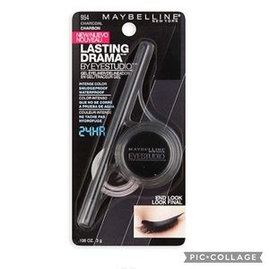Maybelline lasting drama 954 Charcoal Gel eyeliner NEW